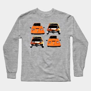 Bond Bug 1970s British classic car front/back combination Long Sleeve T-Shirt